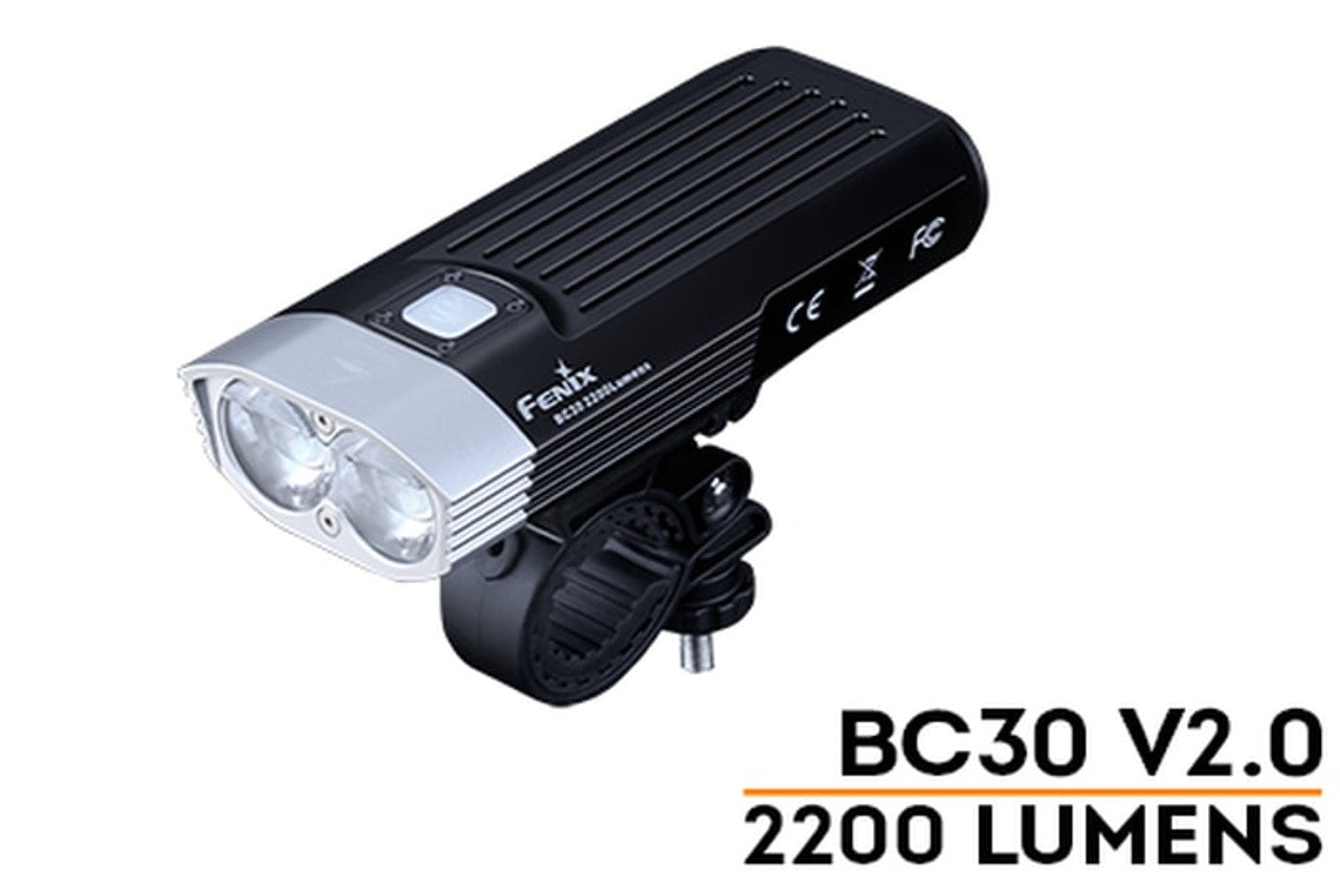 Fenix BC30R V2.0 2200Lumen Bicycle Light w/ Wireless Remote 2 * LUMINUS SST-40-N5 LED