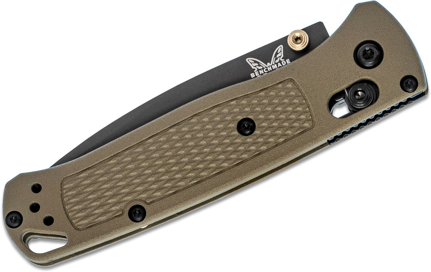 Benchmade Bugout 535SGRY-1 Storm Gray Grivory handle detail