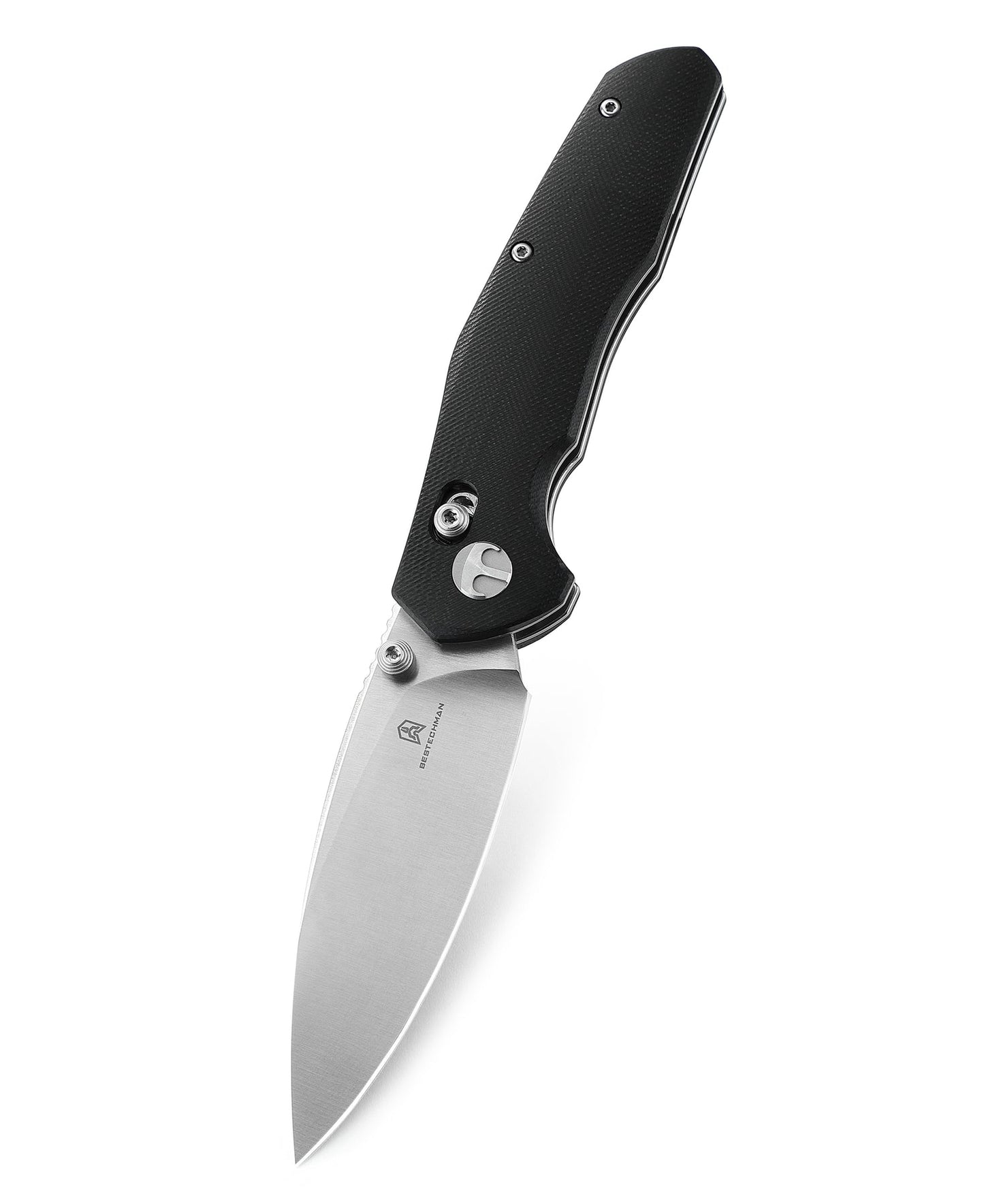 BESTECHMAN RONAN BMK02A: 3.26" 14C28N Steel Blade, G10 Scales, B-Lock, Folding Knife. Black.