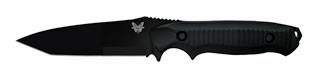 Benchmade Nimravus 141BK front view - 4.50" 154CM tanto fixed blade knife