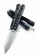 Benchmade Mini Morpho 32 compact balisong showing D2 spear point blade