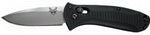 Benchmade Mini Auto Presidio 5500SBK open position showing 154CM drop point blade
