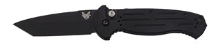 Benchmade AFO II 9051BK front view – 3.56″ black 154CM drop-point automatic knife