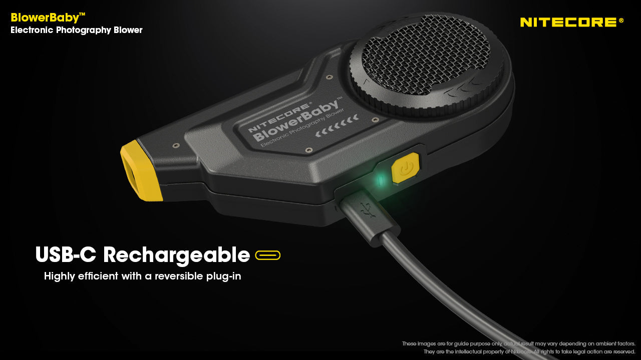 Nitecore BlowerBaby USB-C Rechargeable Camera Cleaning Kit