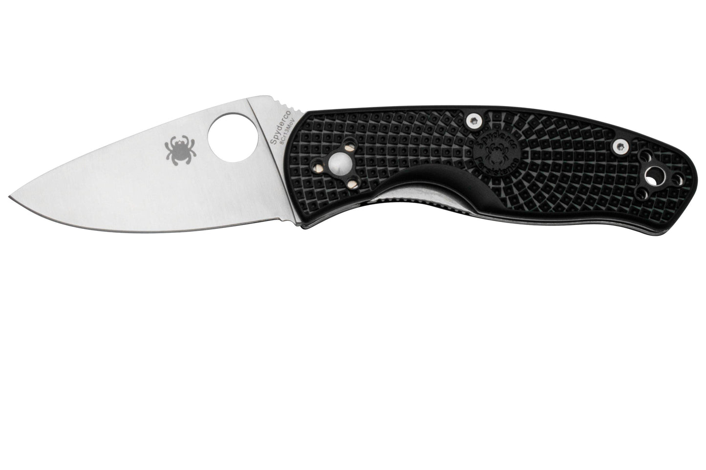 Spyderco Persistence Lightweight – 2.75" Satin PlainEdge Blade, Black FRN Handle – C136PBK