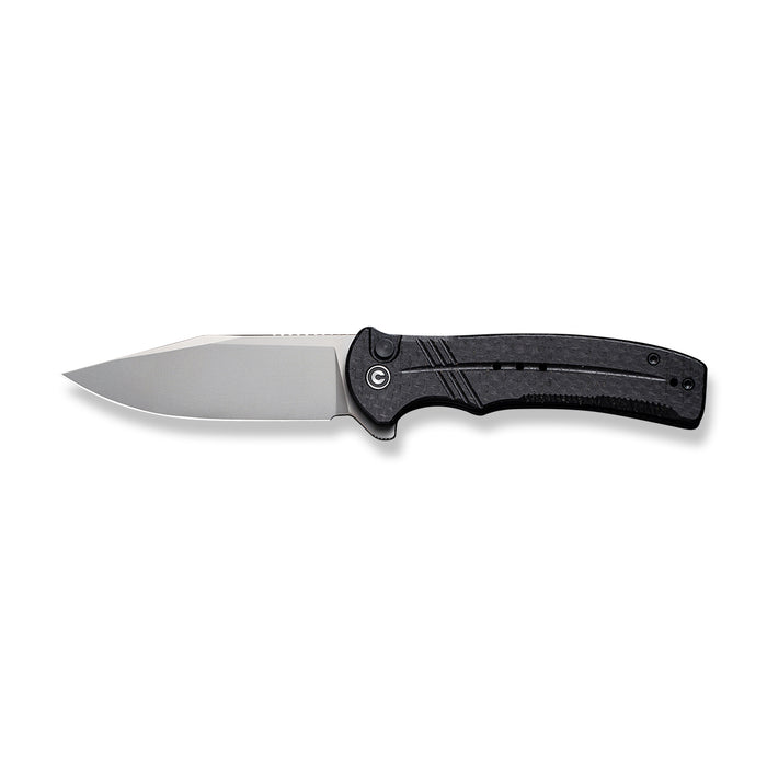 CIVIVI Cogent Flipper And Button Lock Knife Micarta Handle (3.47" 14C28N Blade) - C20038D-7