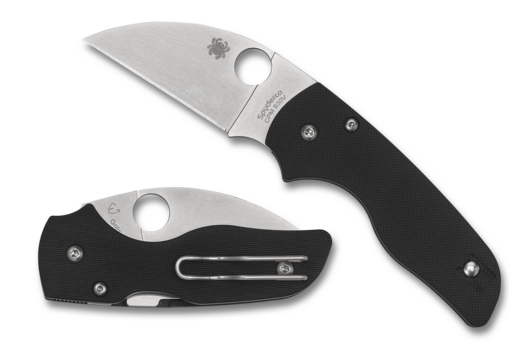 Spyderco Lil' Native Wharncliffe C230GPWC CPM S30V black G-10 EDC pocket knife