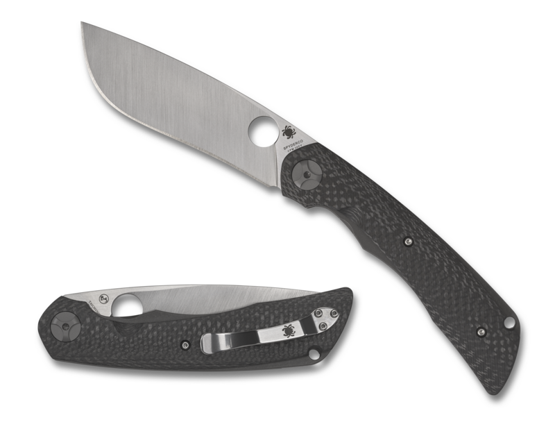 Spyderco Subvert Sprint Run Carbon Fiber / Titanium Handles CPM 20CV Blade