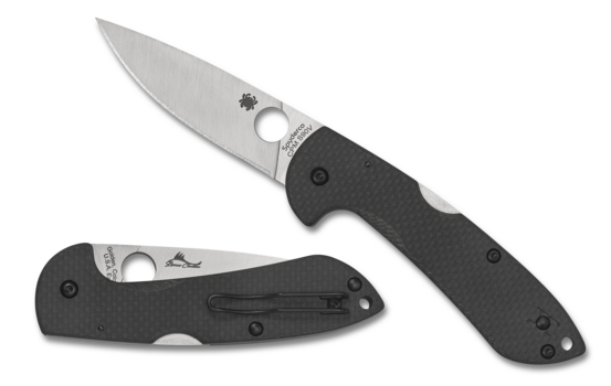 Spyderco SIREN Carbon Fiber Handles CPM S90V 3.6in Steel Blade  Sprint Run - C247CFP