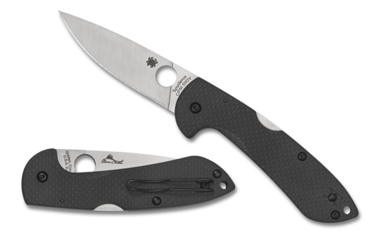 Spyderco SIREN Carbon Fiber Handles CPM S90V 3.6in Steel Blade  Sprint Run - C247CFP