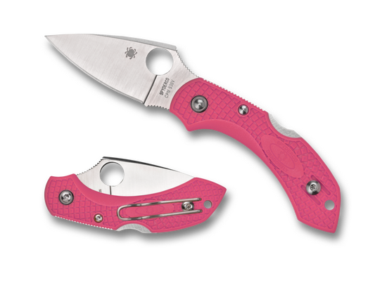 Spyderco Dragonfly 2 Pink Back Lock Folding Knife 1.88in CPM S30V Steel Blade - C28FPPNS30V2