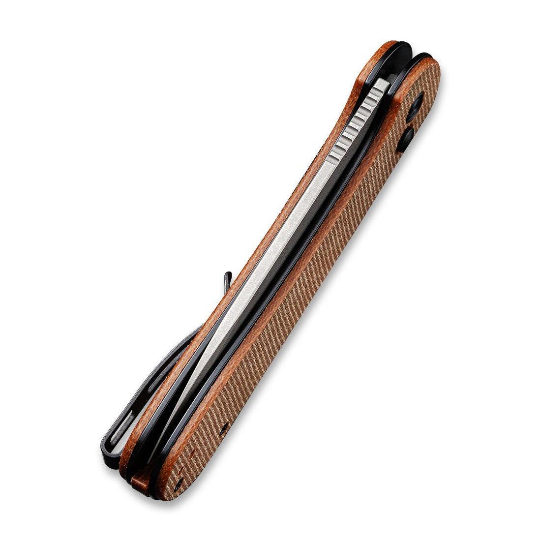 CIVIVI Elementum C2103D Folding Knife 2.96 in 14C28N Steel Blade Brown Micarta Handles