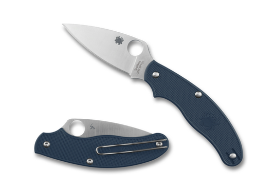 Spyderco UK Penknife 2.95" Satin CPM-SPY27 Blade Blue FRN Handles C94PCBL