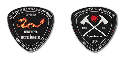 SPYDERCO FIRE DRAGON COIN 2024