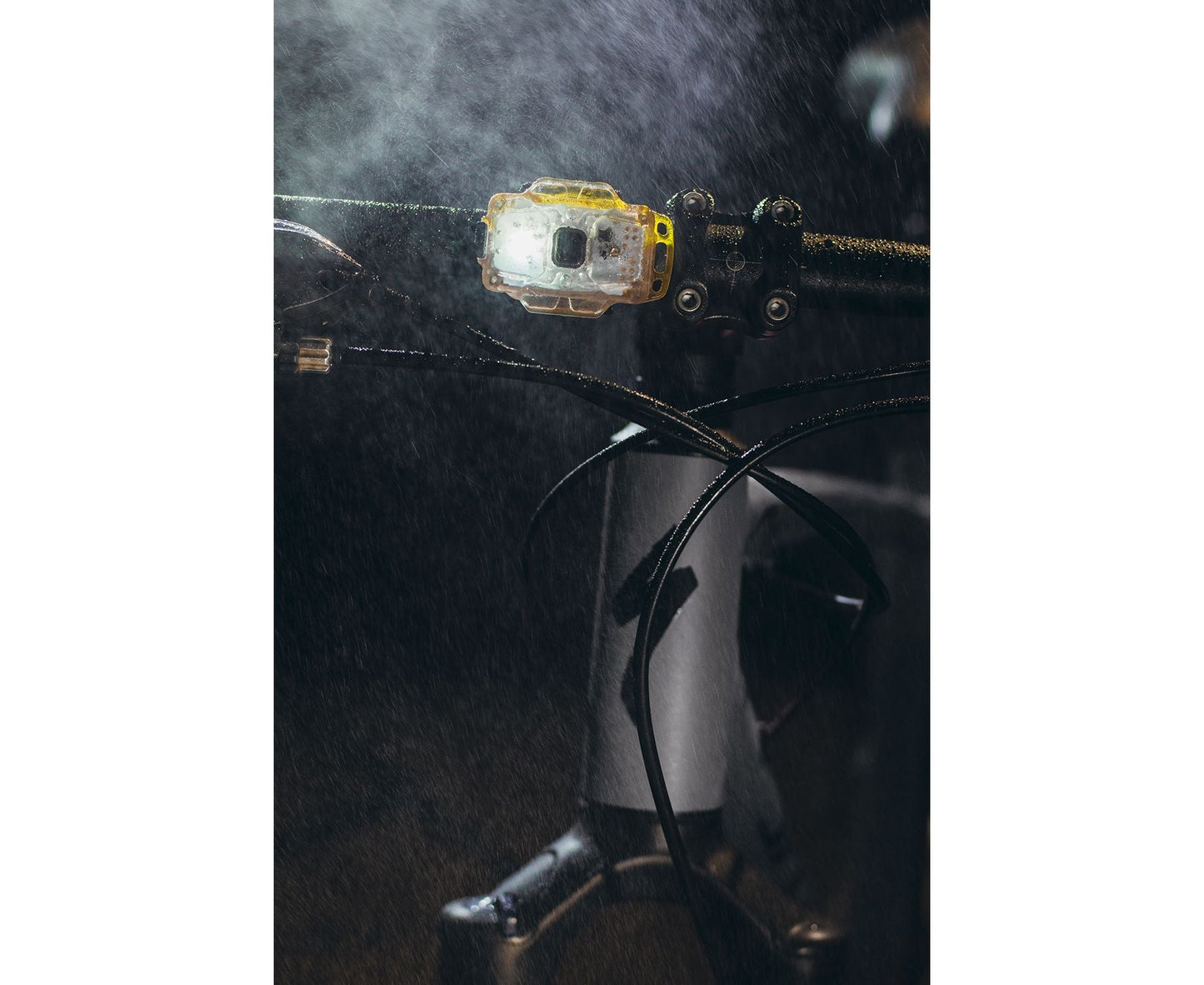 Armytek Crystal Yellow / White & Red LEDs / 150 lumens & 30 lumens / headband / bicycle mount / built-in Li-Pol battery