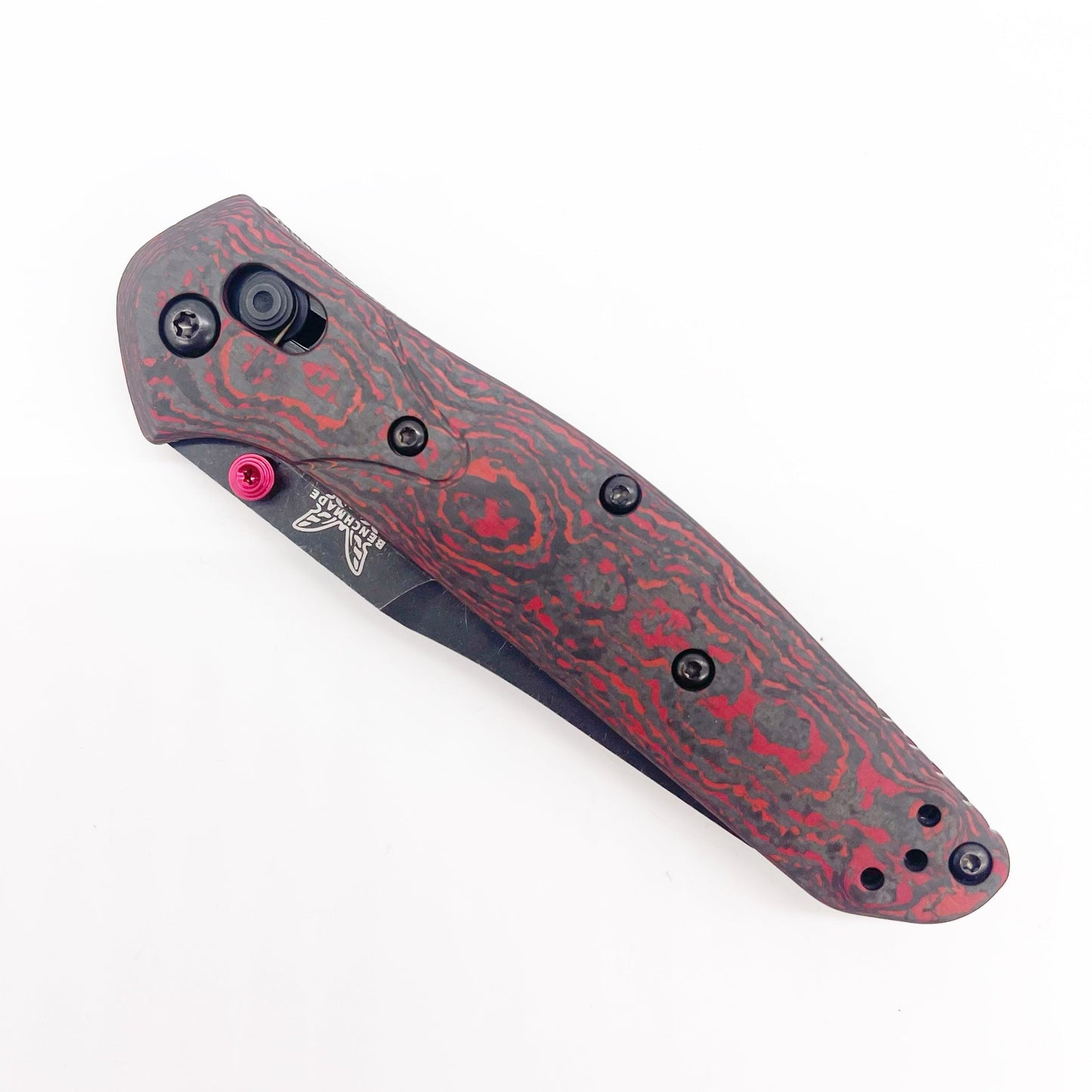 Benchmade Osborne 940BK-2502 carbon fiber handle detail