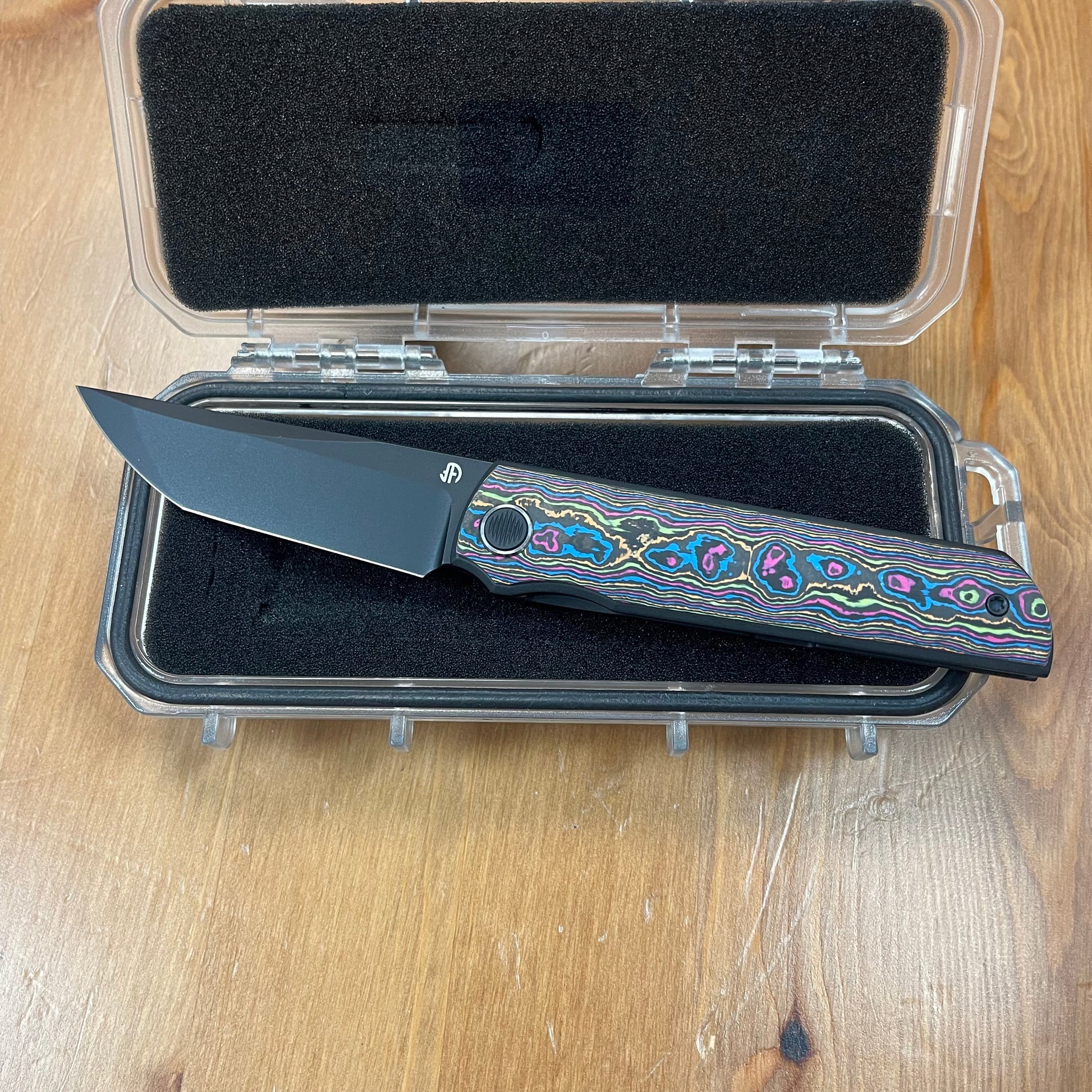 North Mountain Blade ClassicChop-CustomCeramic front view folding knife
