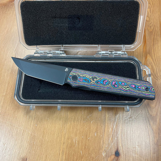 North Mountain Blade ClassicChop-CustomCeramic front view folding knife