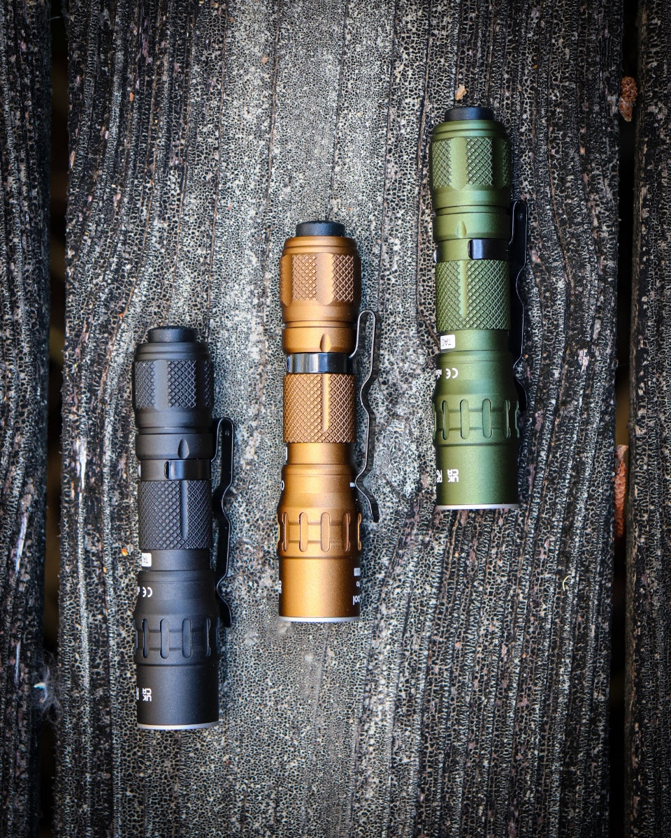 Weltool T1 Pro TAC 540 Lumen Tactical Flashlight USB-C Rechargeable 14500 Battery Included - OD Green