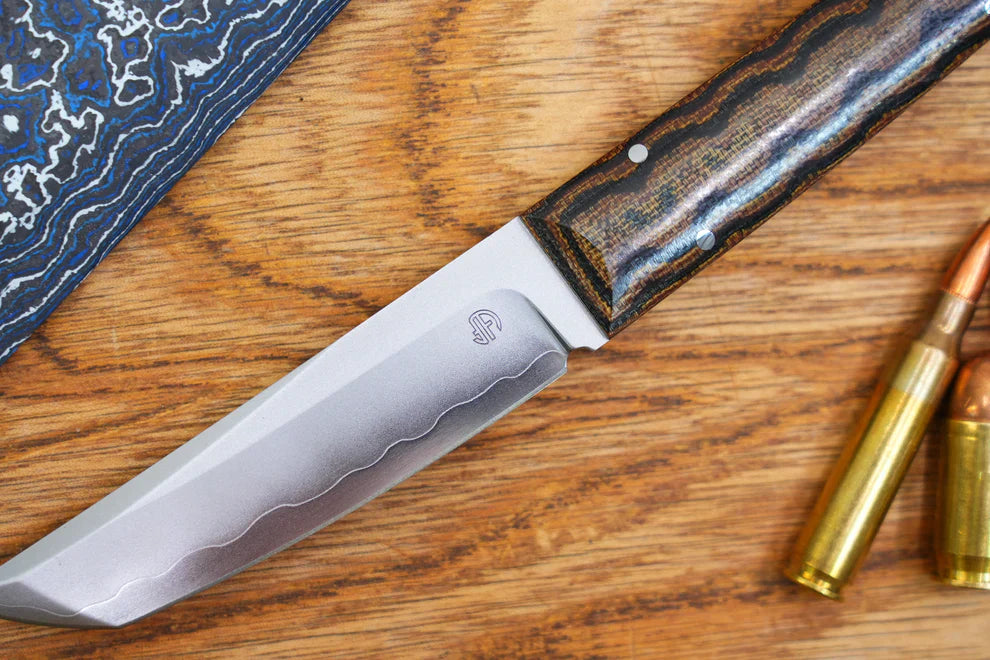 North Mountain Blade ChopMiniFixed-SnakeMicarta detail view 2