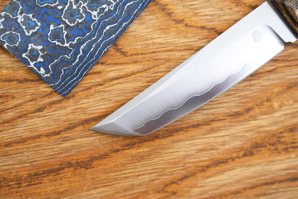 North Mountain Blade ChopMiniFixed-SnakeMicarta detail view 4