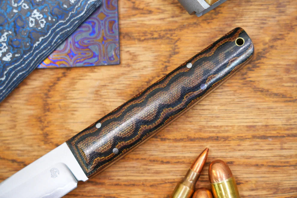 North Mountain Blade ChopMiniFixed-SnakeMicarta detail view 8