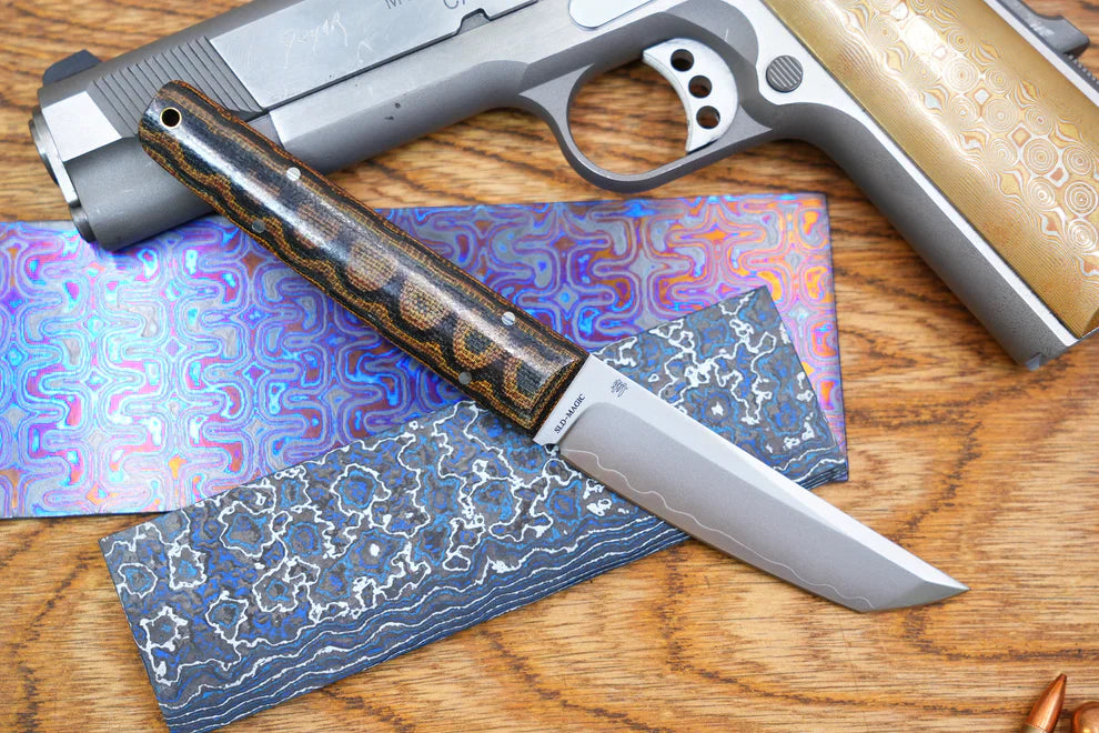 North Mountain Blade ChopMiniFixed-SnakeMicarta detail view 9
