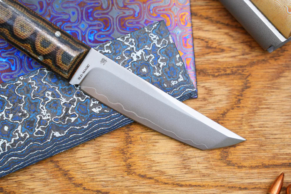 North Mountain Blade ChopMiniFixed-SnakeMicarta detail view 5