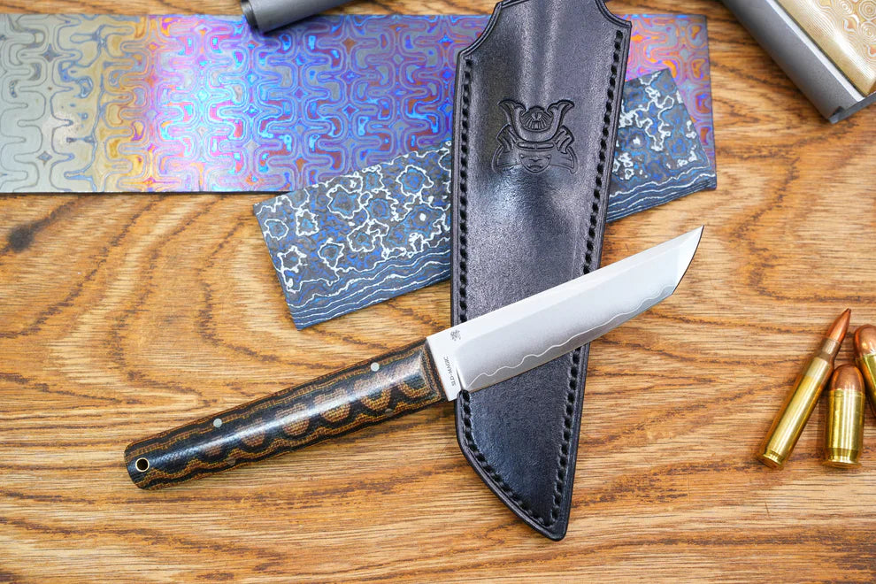 North Mountain Blade ChopMiniFixed-SnakeMicarta detail view 6