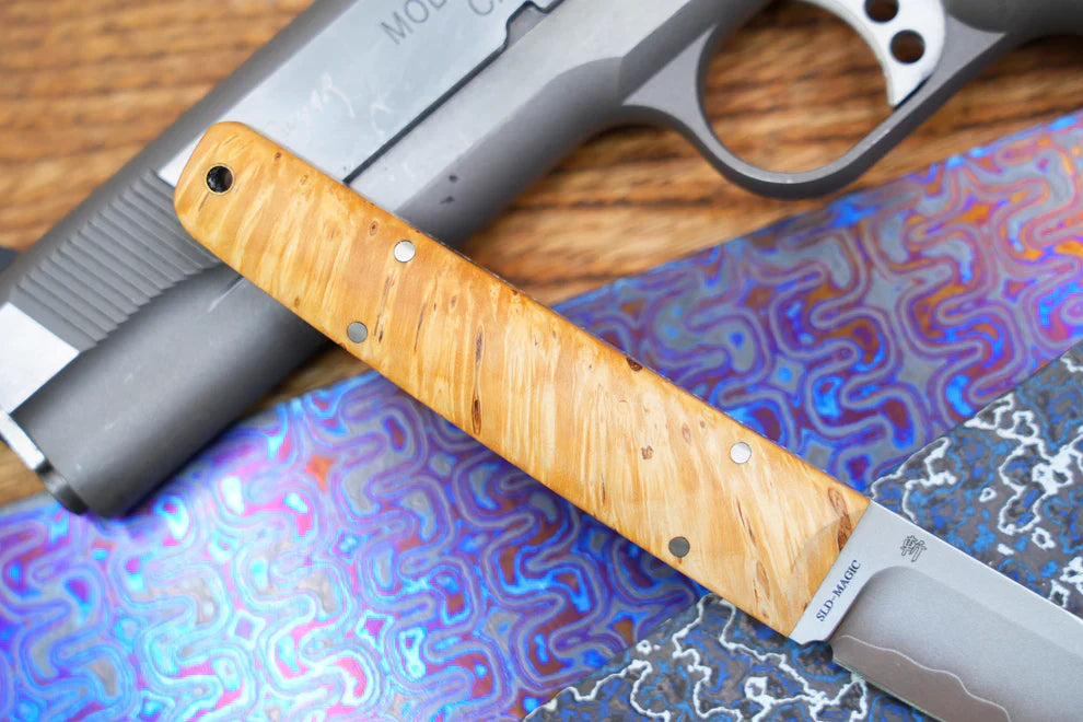 North Mountain Blade ChopMiniFixed-Thujawood detail view 4