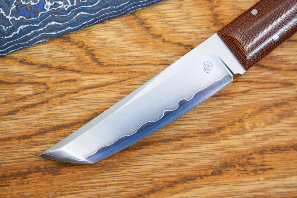 North Mountain Blade ChopMiniFixed-OldFashionedMicarta detail view 3