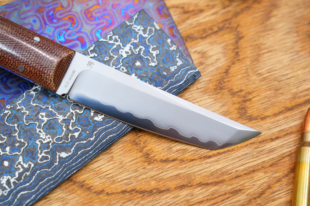 North Mountain Blade ChopMiniFixed-OldFashionedMicarta detail view 7