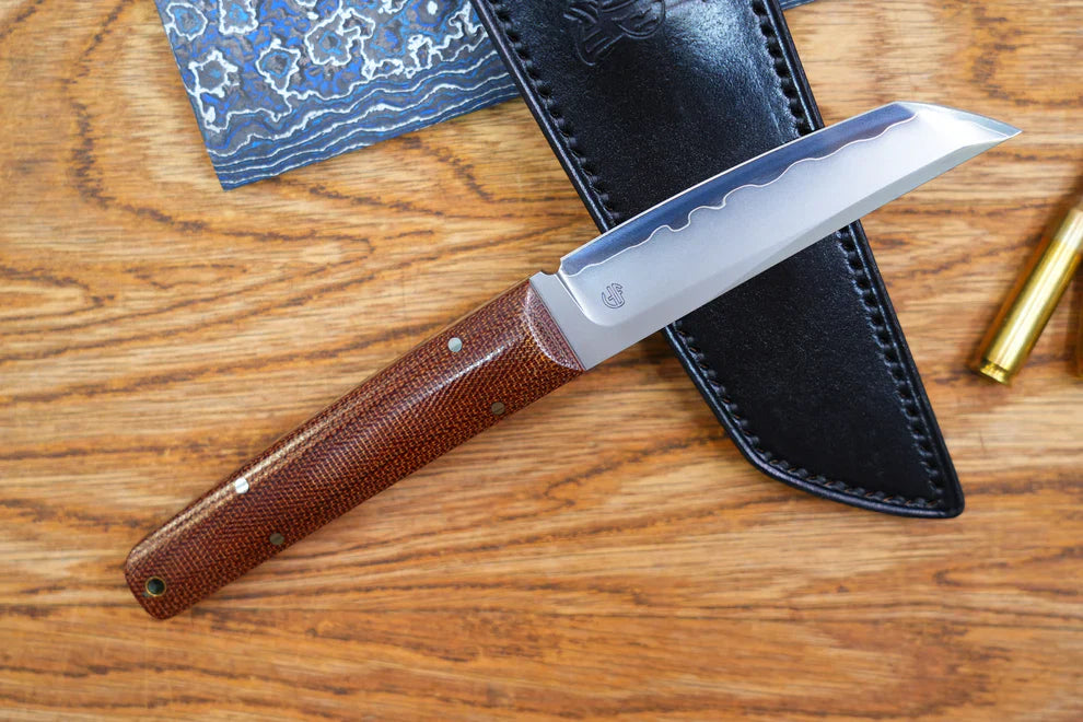 North Mountain Blade ChopMiniFixed-OldFashionedMicarta detail view 6