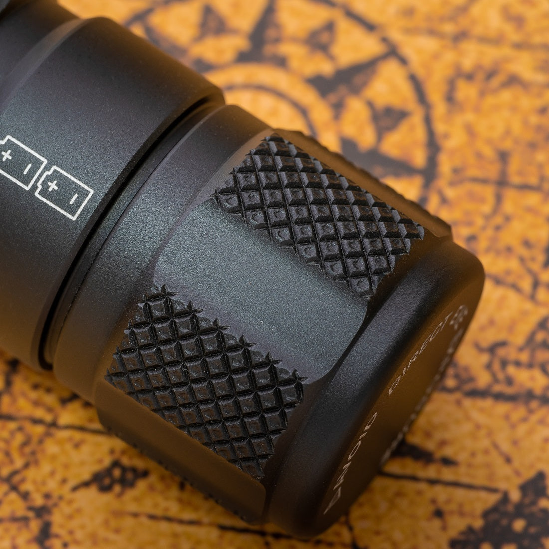 Weltool W5Pro Tail Cap detail for W5Pro LEP flashlight