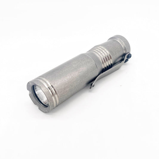 Dawson Machine Craft Comet Tumbled Titanium Nichia 519a 4500k H17Fx Driver 18350 Battery