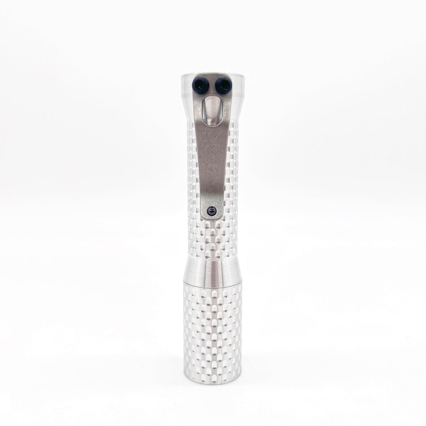 Dawson Machine Craft Divot Slim Flashlight – Satin Aluminum, Nichia 519a 4500K LED, H17Fx Driver, 14500 Battery