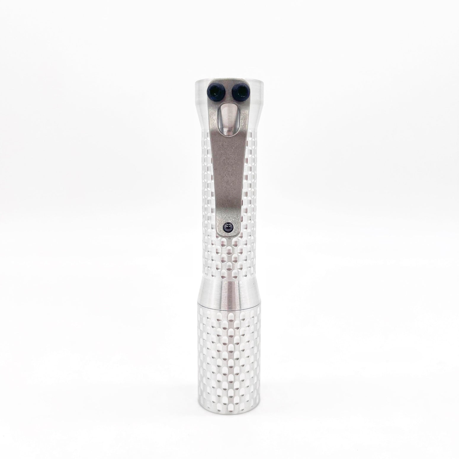 Dawson Machine Craft Divot Slim Flashlight – Satin Aluminum, Nichia 519a 4500K LED, H17Fx Driver, 14500 Battery