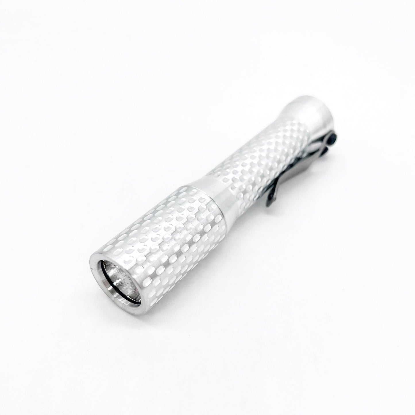 Dawson Machine Craft Divot Slim Flashlight – Satin Aluminum, Nichia 519a 4500K LED, H17Fx Driver, 14500 Battery