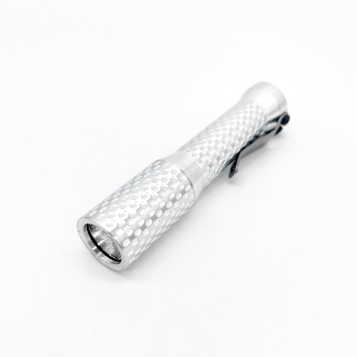 Dawson Machine Craft Divot Slim Flashlight – Satin Aluminum, Nichia 519a 4500K LED, H17Fx Driver, 14500 Battery