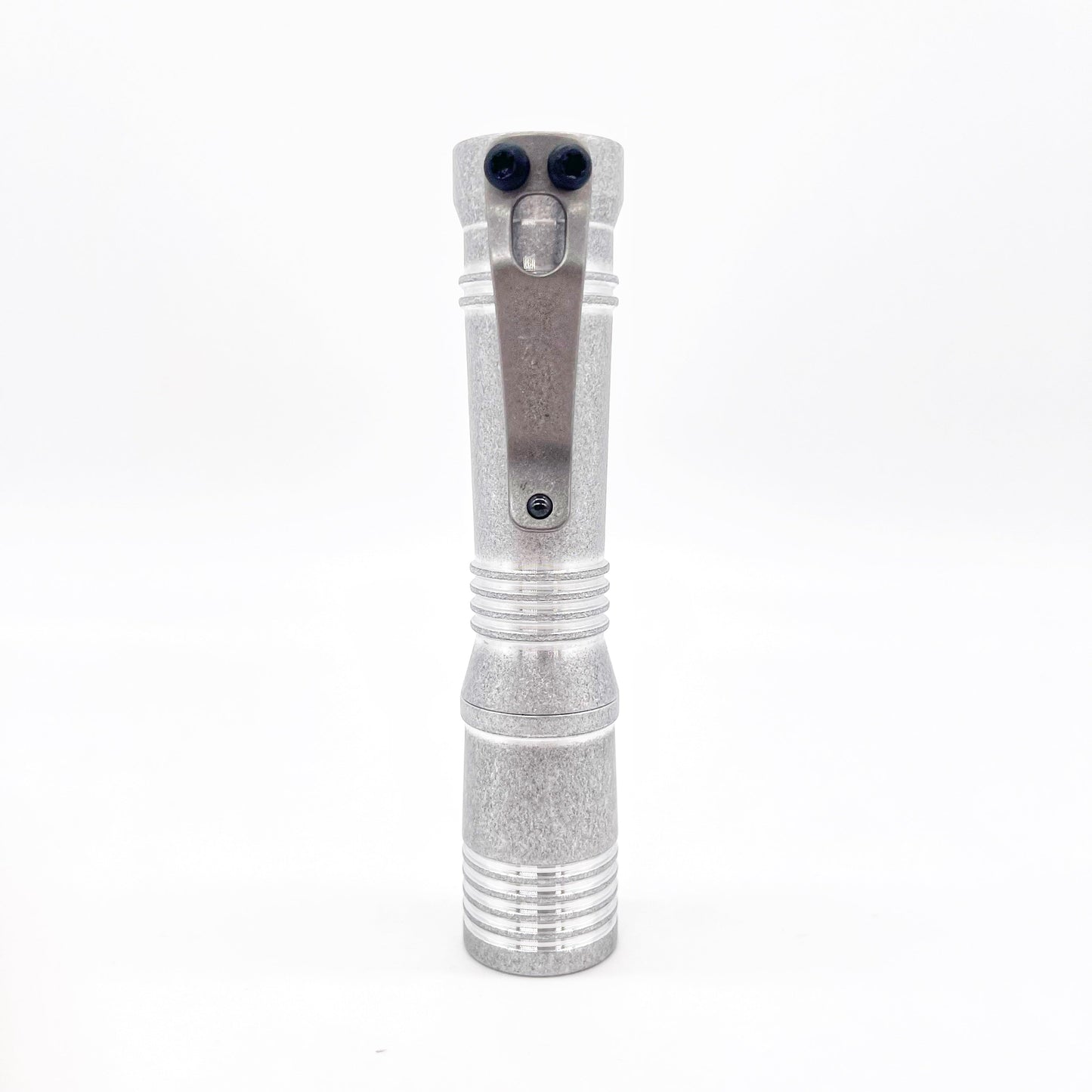 Dawson Machine Craft Ion Slim Flashlight – Tumbled Aluminum, Nichia 519a 4500K LED, H17Fx Driver, 14500 Battery