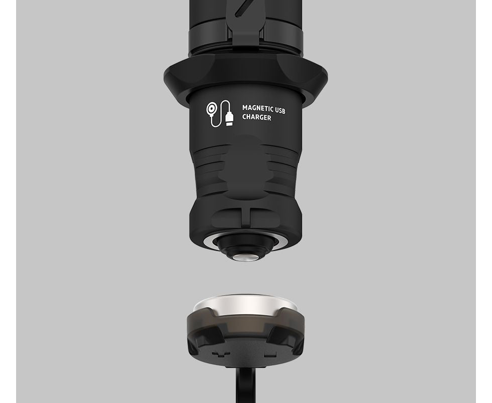 Armytek Dobermann Pro Magnet USB / XHP35 HI White / 1500 lumens / 6Â°:40Â° / 1x18650 (incl.)