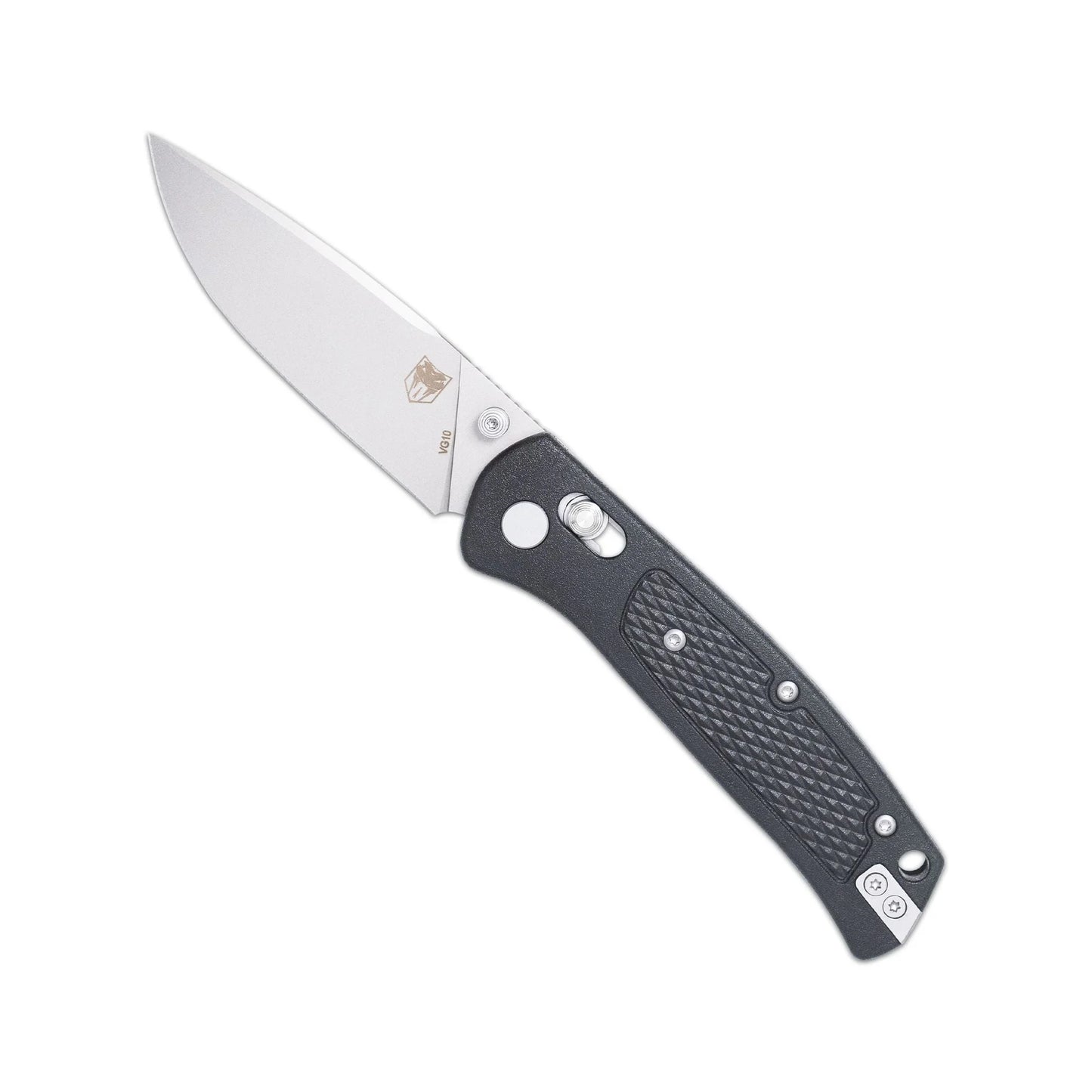 CobraTec Kives EDC Scout Bar Lock 3.12" VG10 Blade Black Grivory Handles CTSCTGRVBLKBAR