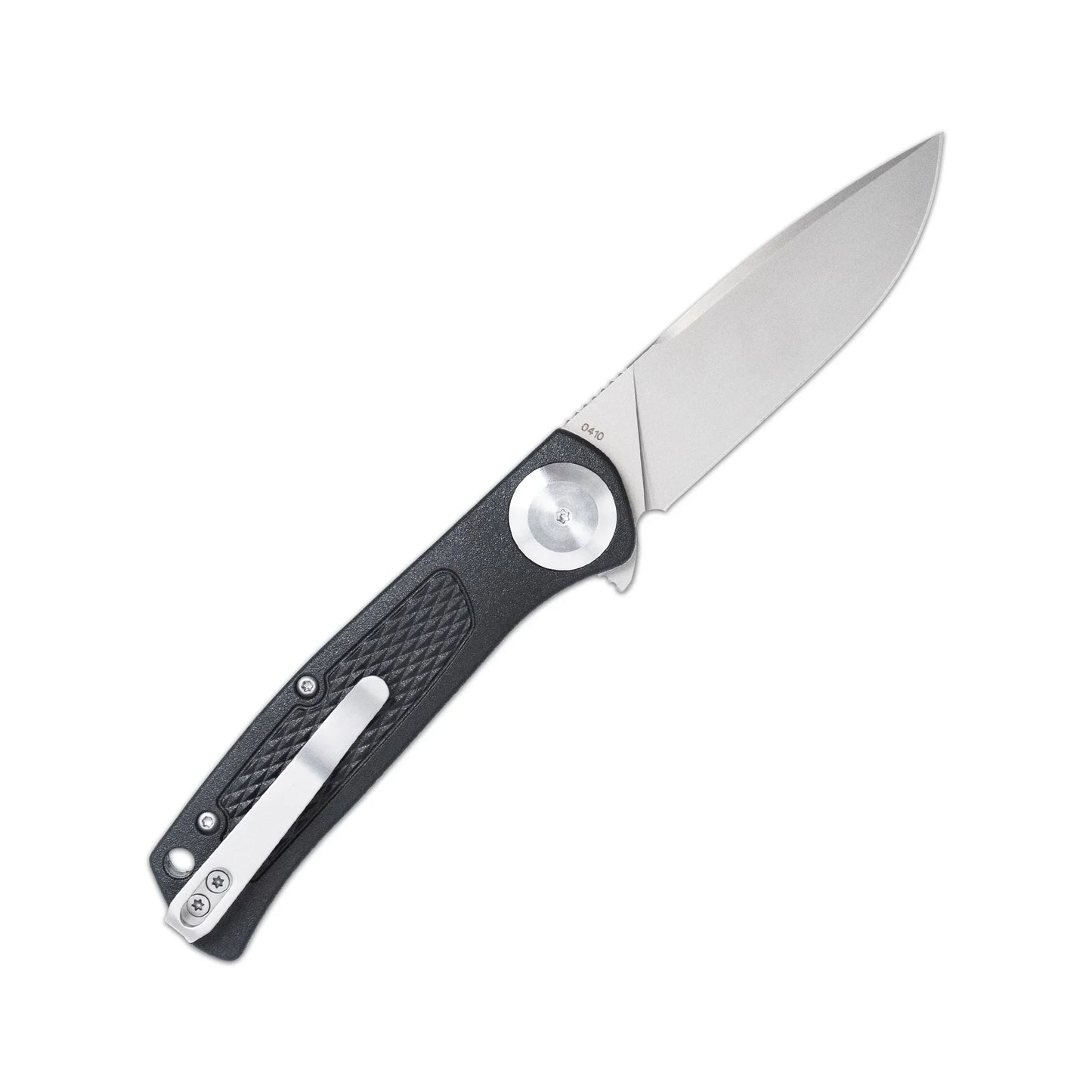 CobraTec Knives EDC Scout Button Lock 3.12" VG10 Blade  Black Grivory Scales CTSCTGRVBLKBL