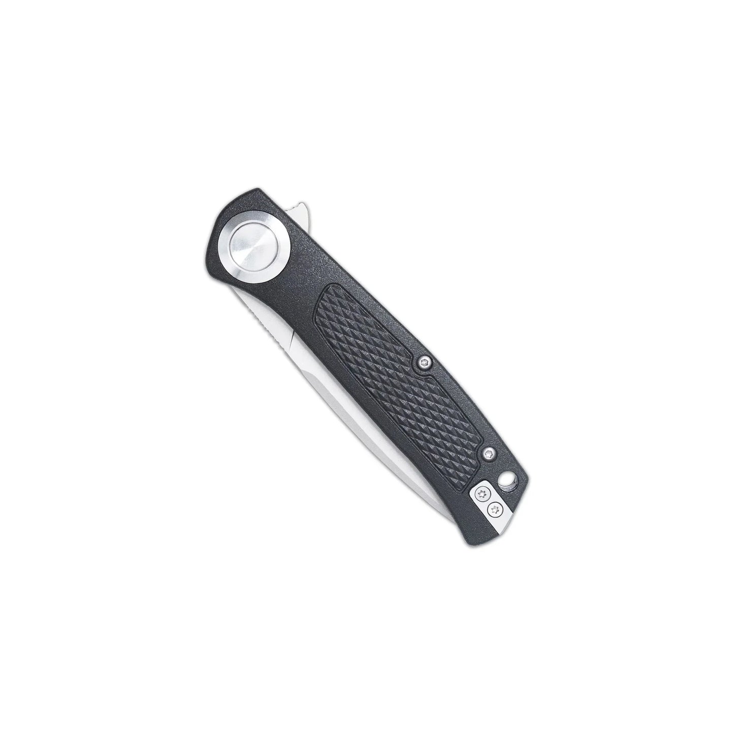 CobraTec Knives EDC Scout Button Lock 3.12" VG10 Blade  Black Grivory Scales CTSCTGRVBLKBL