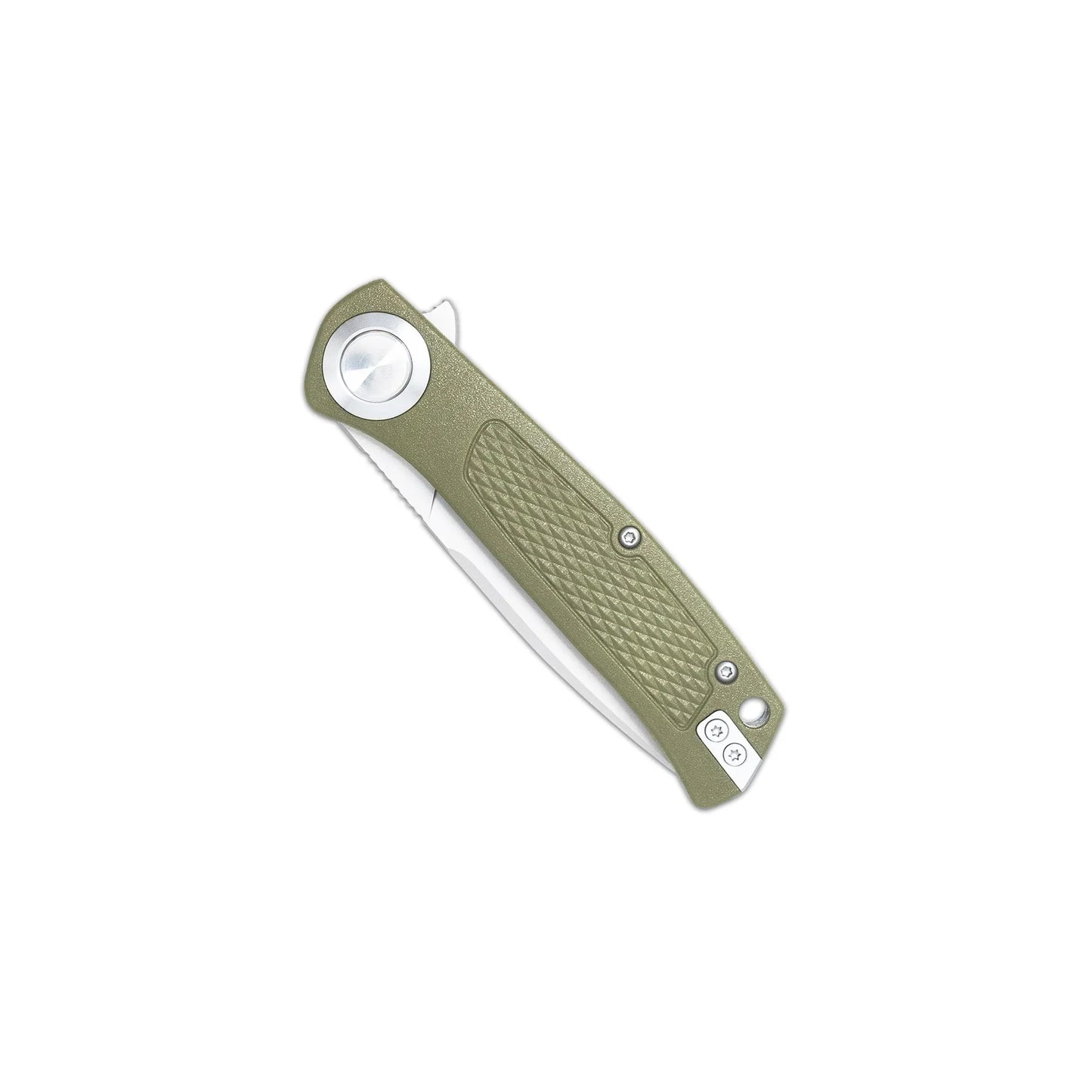 CobraTec Knives EDC Scout Button Lock Green CTSCTGRVODGBL
