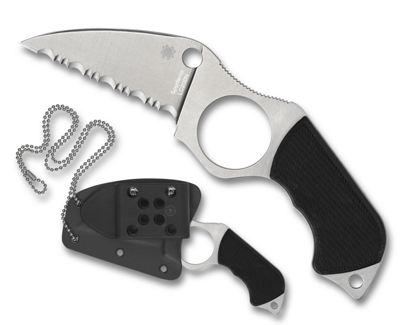 Spyderco SWICK 5 Large Fixed Blade Knife 2.73in LC200N Steel Blade - FB14S5