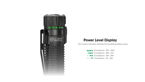 Nitecore EDC33 pocket clip and carry detail
