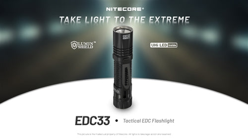 Nitecore EDC33 hidden USB-C charging port detail