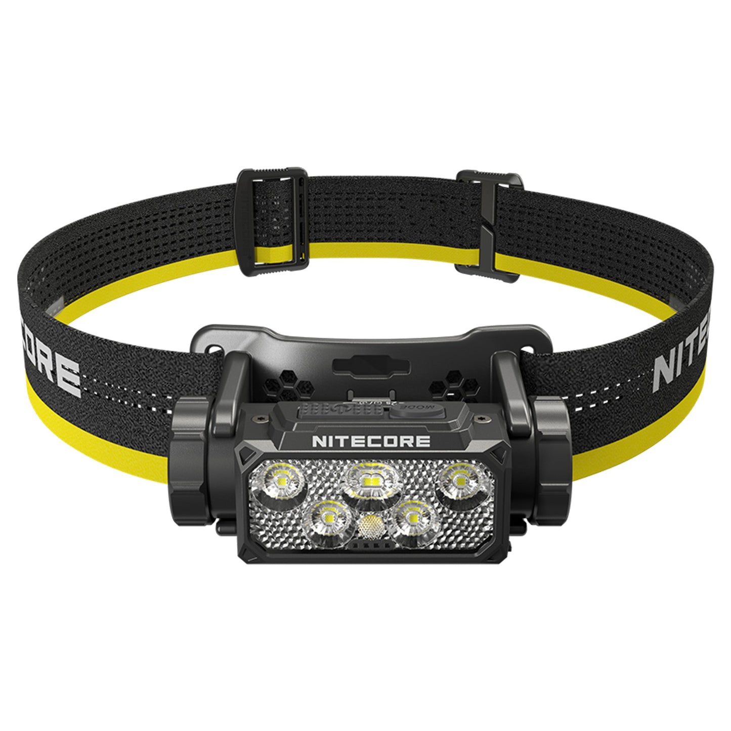 Nitecore HC60 UHE (HC60UHE) front view – 1,600 lumen rechargeable headlamp