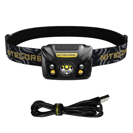 NITECORE NU32 550 Lumen LED Rechargeable Headlamp with White and Red Beams